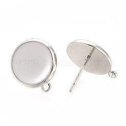 Brass Stud Earring Findings&nbsp;X-KK-S345-270C-P