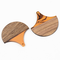 Resin & Walnut Wood Pendants&nbsp;RESI-S389-046A-A01
