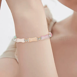 200Pcs Gradient Color Glass Imitation Jade Beads&nbsp;GLAA-SP0001-62