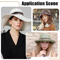 2Pcs 2 Styles Imitation Leather Hat Bands&nbsp;DIY-CA0007-56
