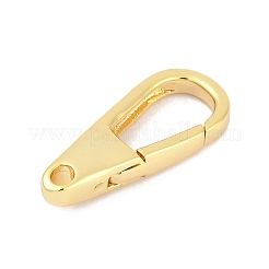 Brass Spring Gate Clasps&nbsp;KK-M311-24G-01
