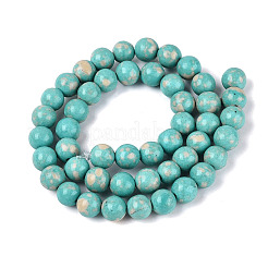 Synthetic Turquoise Beads Strands&nbsp;G-N364-08C-01