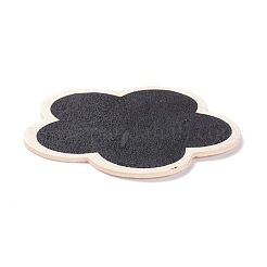 Flower Wooden Mini Chalkboard Signs&nbsp;AJEW-M035-09