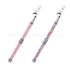 2Pcs 2 Styles Iron Bracelet Tool Jewelry Helper Alligator Clip&nbsp;AJEW-DC0001-55