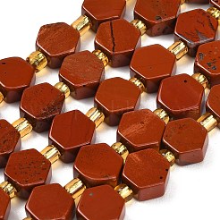 Natural Red Jasper Beads Strands&nbsp;G-F833-B15-01