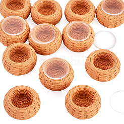 12Pcs Miniature Resin Basket&nbsp;DIY-TA0016-07
