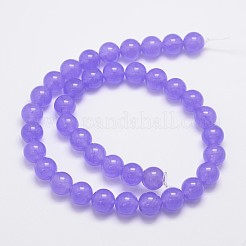 Natural & Dyed Malaysia Jade Bead Strands&nbsp;X-G-A146-10mm-A19
