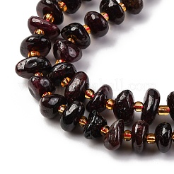 Natural Garnet Beads Strands&nbsp;G-RM250109-A1