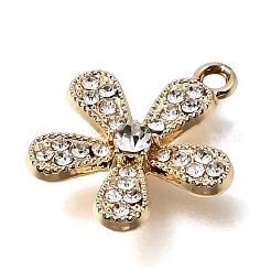 UV Plating Alloy Crystal Rhinestone Pendants&nbsp;RB-CBAD37D-14G