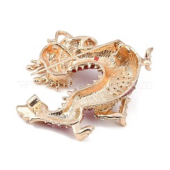 Dragon Alloy Rhinestones Brooches&nbsp;JEWB-S022-09C