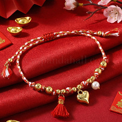 Pride Month Alloy Heart Charm Bracelets&nbsp;YY7958-1