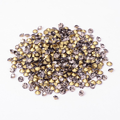 Back Plated Grade A Diamond Glass Pointed Rhinestone&nbsp;RGLA-SS12-003
