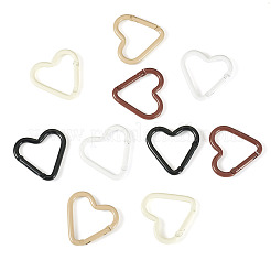 10Pcs 5 Colors Aluminum Spring Gate Rings&nbsp;KEYC-TA0004-77