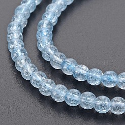 Crackle Glass Beads Strands&nbsp;GLAA-S192-B-006D