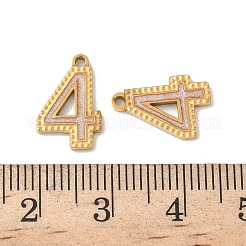 304 Stainless Steel Enamel Pendants&nbsp;STAS-I351-20G-4