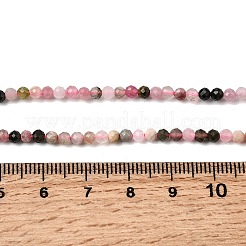 Natural Multicolor Tourmaline Beads Strands&nbsp;G-H336-A10-02