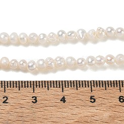 Natural Cultured Freshwater Pearl Beads Strands&nbsp;PA-CBAC463-37