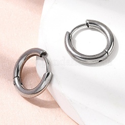 316F Stainless Steel Hoop Earrings&nbsp;X-EJEW-D341-01G-P