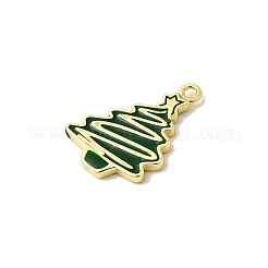 Christmas Brass Enamel Pendants&nbsp;KK-L258-05G-C01