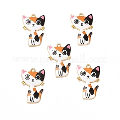 Alloy Enamel Pendants&nbsp;LS-ENAM-M046-10G-F