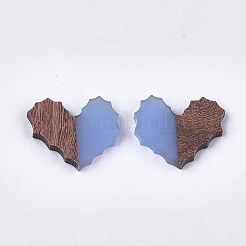 Resin & Walnut Wood Cabochons&nbsp;LS-RESI-S358-89D