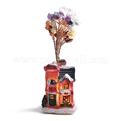 Christmas Theme Resin House Home Decoration&nbsp;DJEW-H013-01A