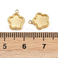 304 Stainless Steel Pendant Cabochon Settings&nbsp;STAS-A194-05H-G