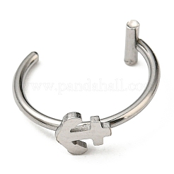 Non-Tarnish 304 Stainless Steel Eyebrow Ring&nbsp;AJEW-H140-05P