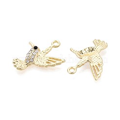 Alloy & Crystal Rhinestone Pendants&nbsp;PALLOY-T095-09KCG