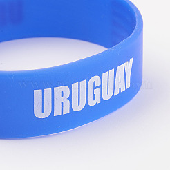 Silicone Wristbands Bracelets&nbsp;X-BJEW-K168-01D