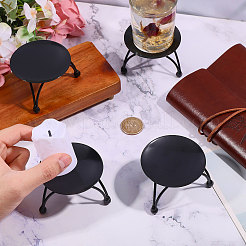 Iron Candle Holder&nbsp;AJEW-WH0077-166