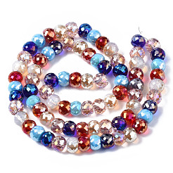 Electroplate Glass Beads Strands&nbsp;EGLA-Q125-006