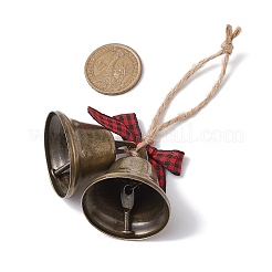 Iron Bell Pendant Decoration&nbsp;HJEW-JM02231