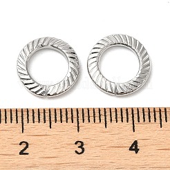 Rack Plating Brass Linking Rings&nbsp;KK-Z033-02P