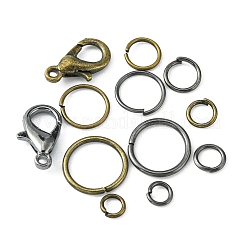 40Pcs 2 Color Zinc Alloy Lobster Claw Clasps&nbsp;DIY-YW0006-32