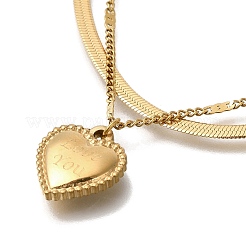 304 Stainless Steel Multi-Strand Bracelets&nbsp;BJEW-H620-02G