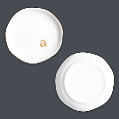 Round Ceramic Jewelry Dish&nbsp;AJEW-WH20067-023A