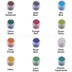 12 Colors Glass Seed Beads&nbsp;SEED-PH0007-03