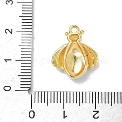 Brass Micro Pave Cubic Zirconia Pendants&nbsp;KK-Z128-04G