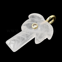 Natural Quartz Crystal Carved Pendants&nbsp;X-G-C282-04A