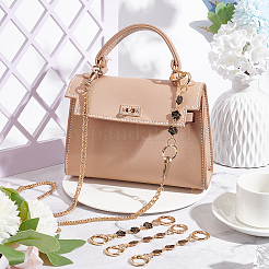 Alloy Enamel Flower Link Bag Strap Extenders&nbsp;FIND-WR0006-30