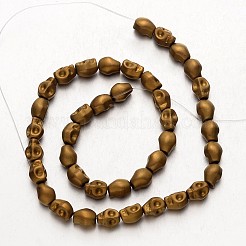 Electroplate Non-magnetic Synthetic Hematite Bead Strands&nbsp;G-F300-60-F03