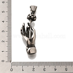304 Stainless Steel Pendants&nbsp;STAS-G350-47AS