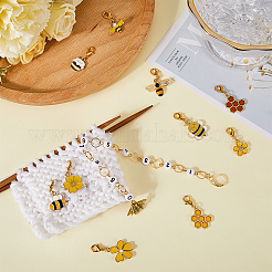 Bee & Honeycomb Theme DIY Knitting Tools&nbsp;HJEW-SC00023