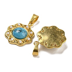 Synthetic Turquoise Pendants&nbsp;STAS-U024-16G-05