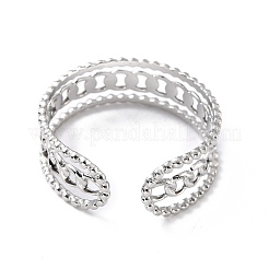 Tarnish Resistant 304 Stainless Steel Finger Rings&nbsp;RJEW-L102-07P