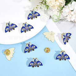 9pcs Alloy Enamel Brooches&nbsp;JEWB-ME0001-35