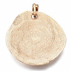 Rack Plating Alloy Rhinestone Big Pendants&nbsp;ALRI-N033-07G