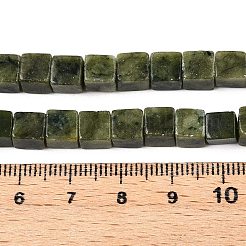 Natural TaiWan Jade Beads Strands&nbsp;G-T139-6x6-21A