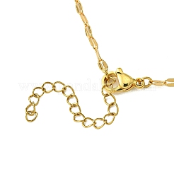 Brass Micro Pave Cubic Zirconia Charms Necklace for Women&nbsp;NJEW-JN04913